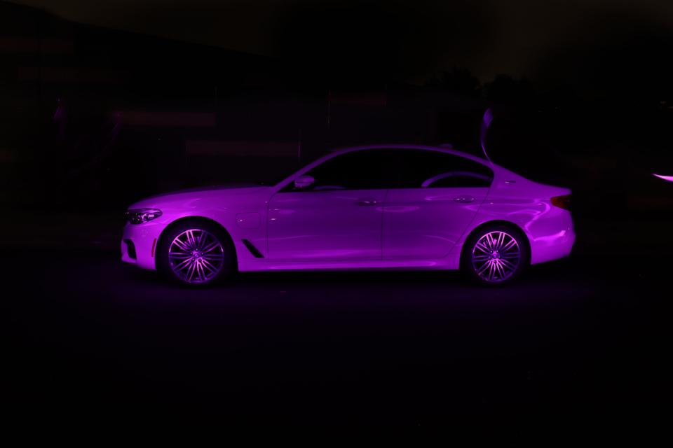 Colored car night project